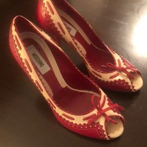 Moschino open toe pumps